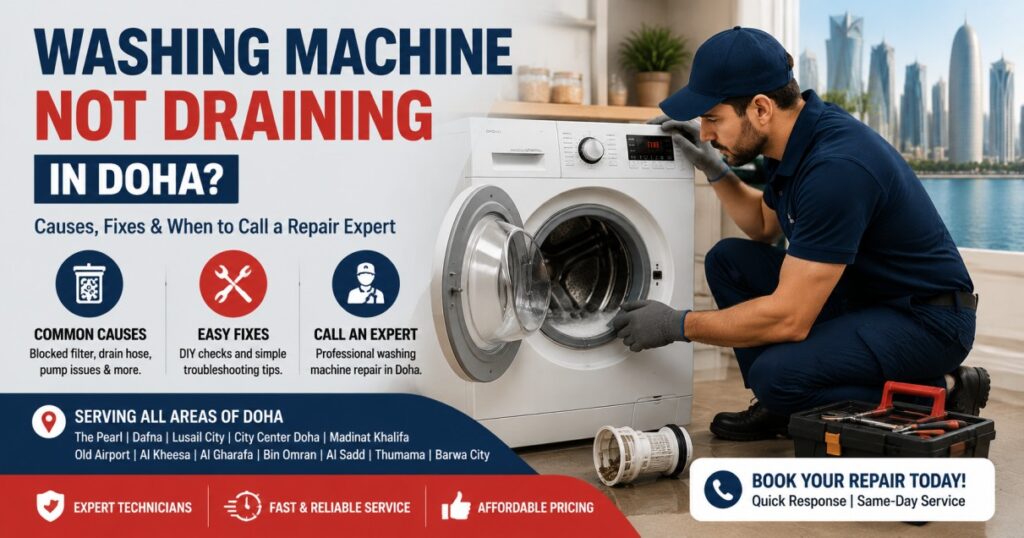 washing machine not draining
